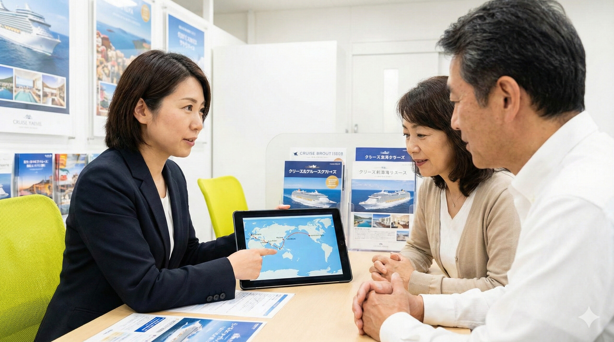 代理店によるクルーズプランの提案