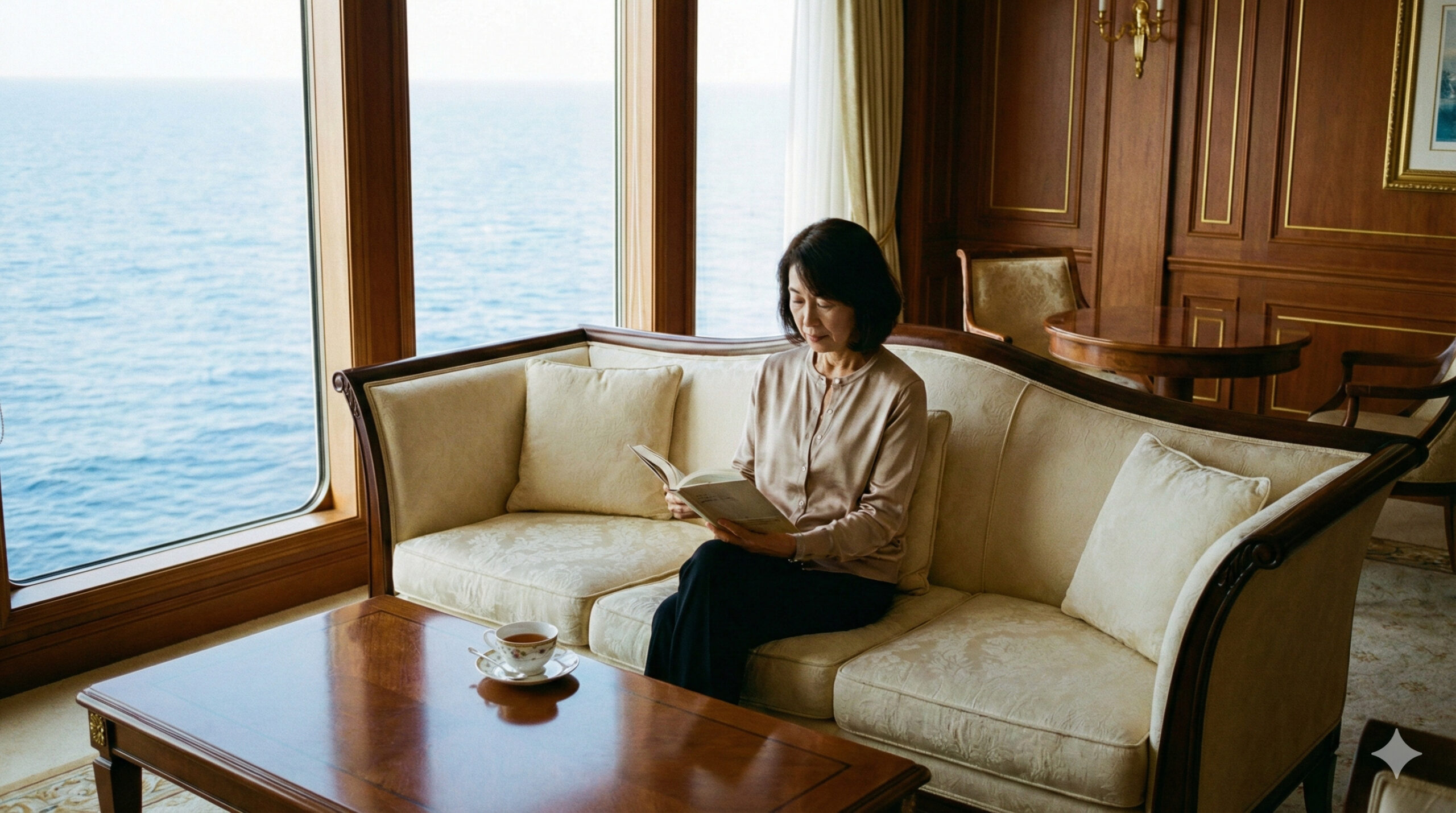 オーシャンビュー読書