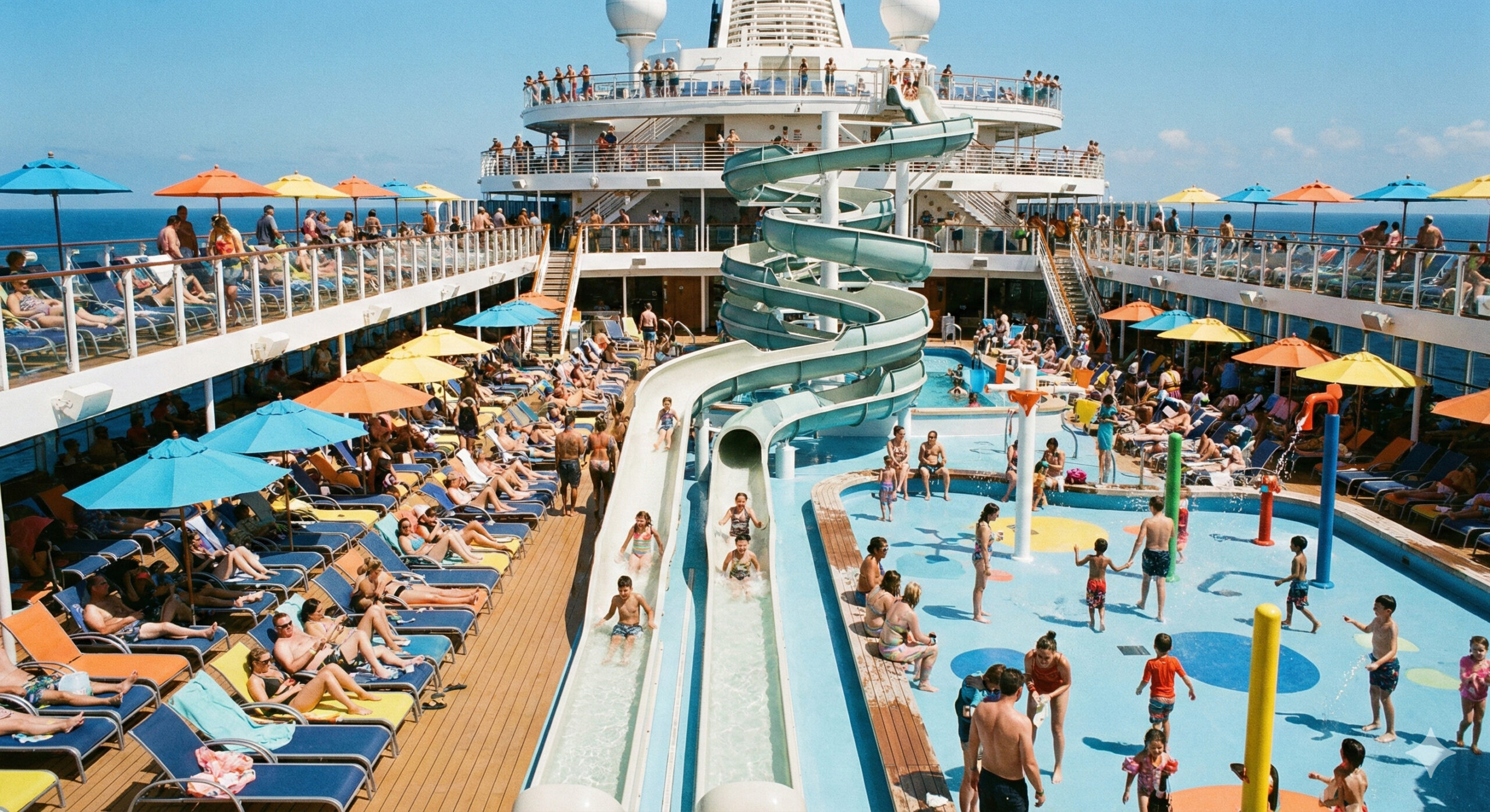 クルーズ内プール