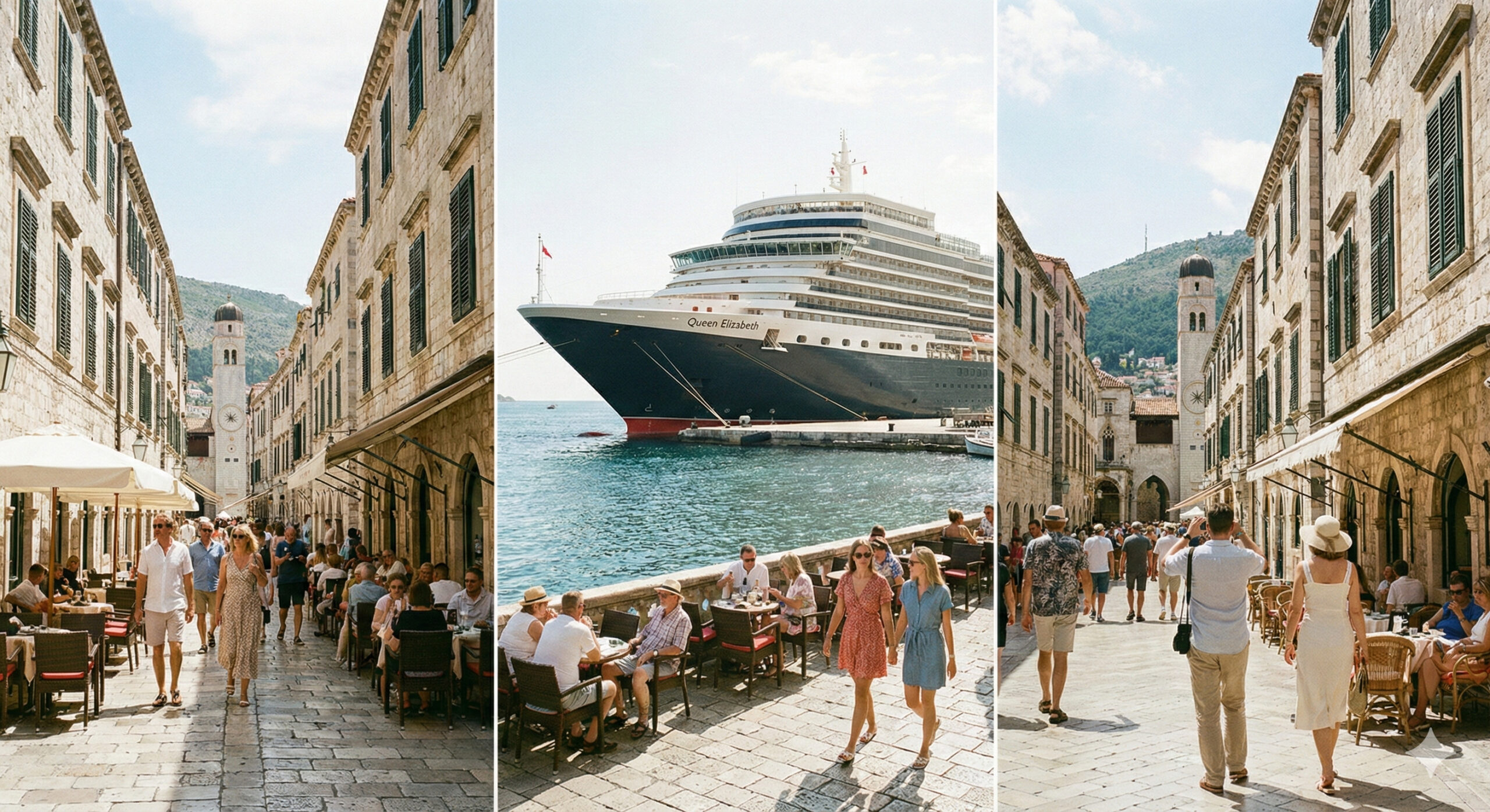 クルーズ船ヨーロッパ停泊